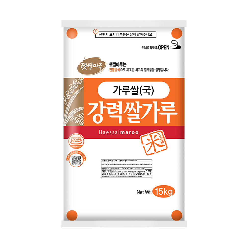 대두식품 강력 가루쌀 15kg